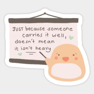 Mochi Duck Ted Talk Sticker